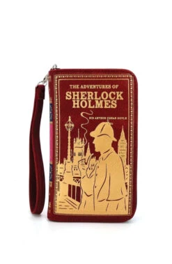 Sherlock Holmes Book Wallet In Red