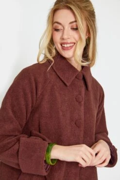 Brown A-Line Ava Swing Coat By Voodoo Vixen 4 Brown A-Line Ava Swing Coat By Voodoo Vixen -MODERN MILLIE Shop unnamed 7 2c3b2278 1b0b 4c1c b695 71ce94fcd80b