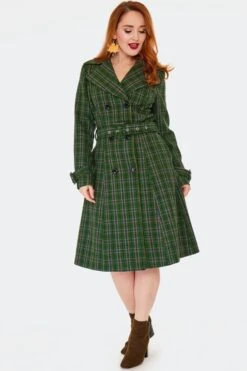 Green Plaid Coat By Voodoo Vixen -MODERN MILLIE Shop unnamed 9 3de8a416 56ef 4b2e 9fb6 a907e7000f0a